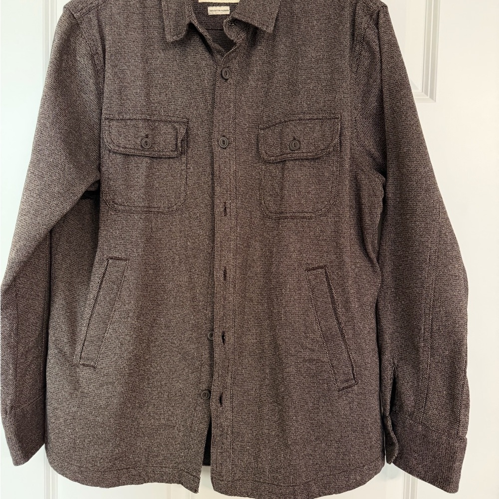 Men's Gray Wool-Blend Jacket